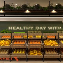 Thiết kế shop trái cây Traca